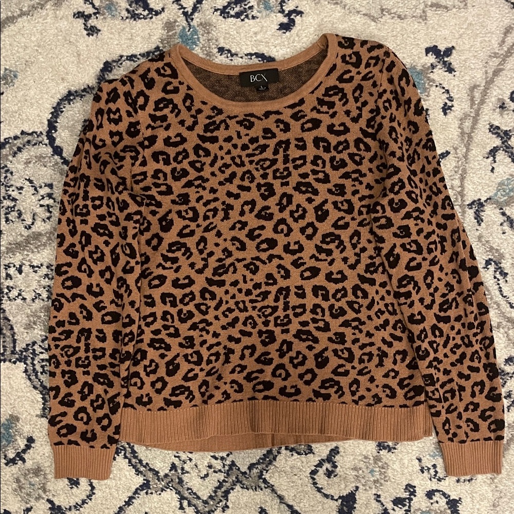 Cheetah Print Sweater